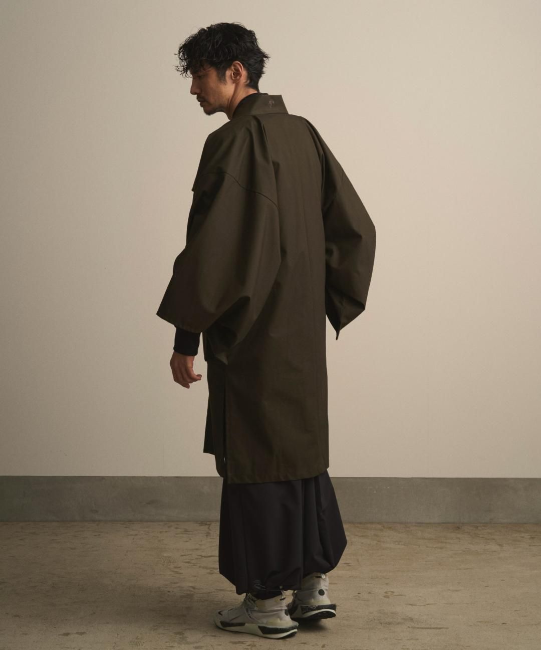 【10月13日18時 オンライン販売開始】WAROBE / FIELD HAORI COAT / DARK OLIVE photo