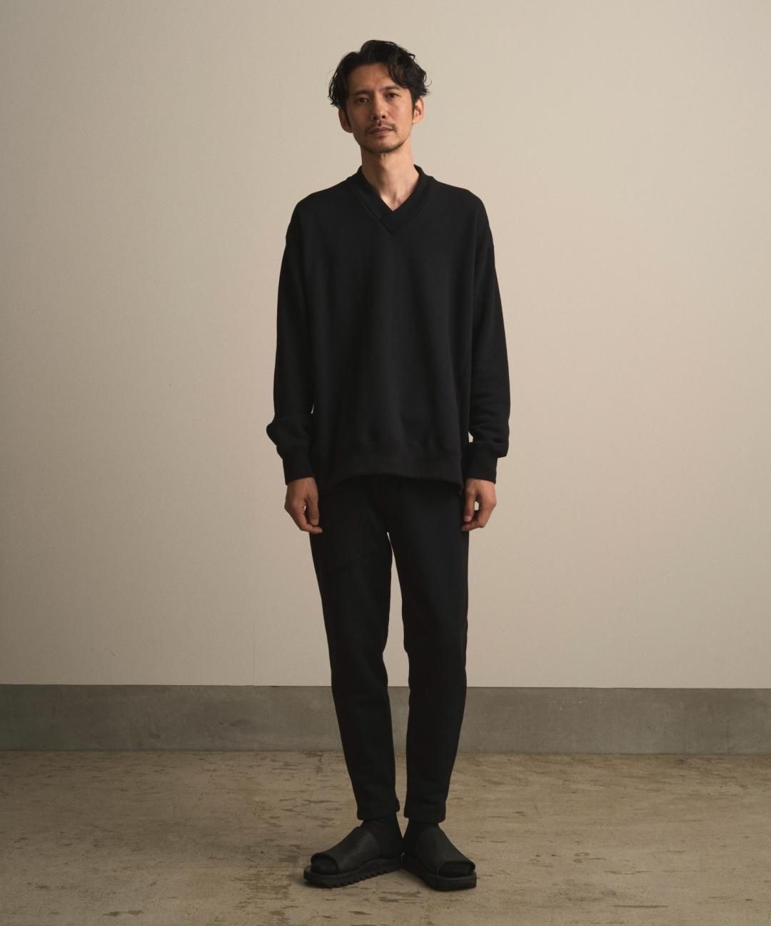 【PRE-ORDER】WAROBE / MOMOHIKI SWEAT / BLACK photo