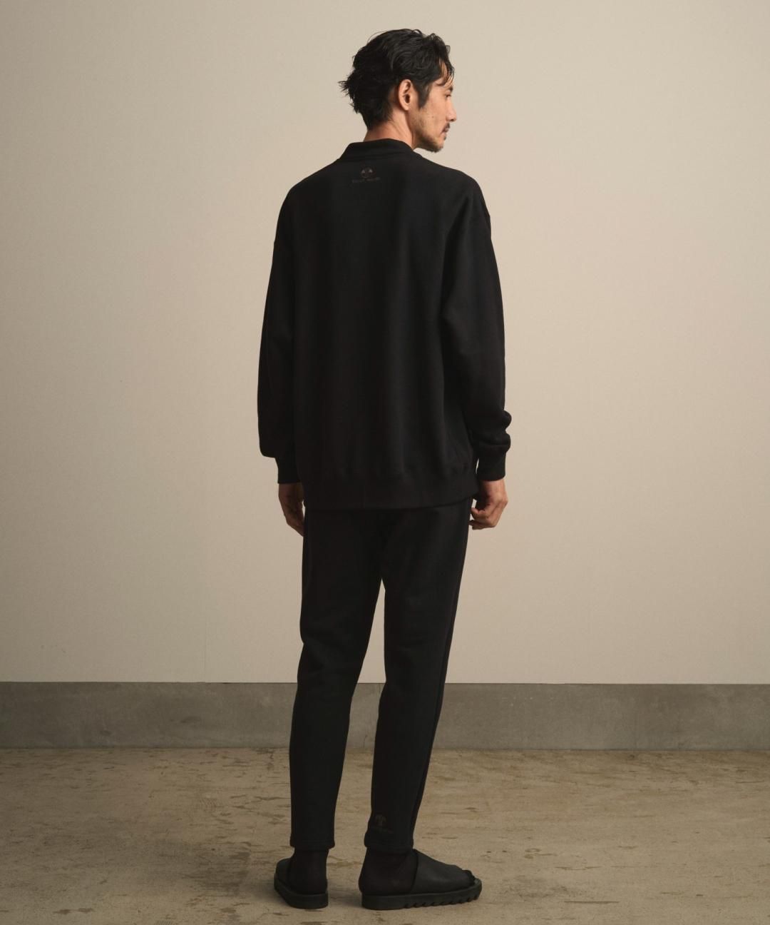 PRE-ORDERWAROBE / MOMOHIKI SWEAT / BLACK photo
