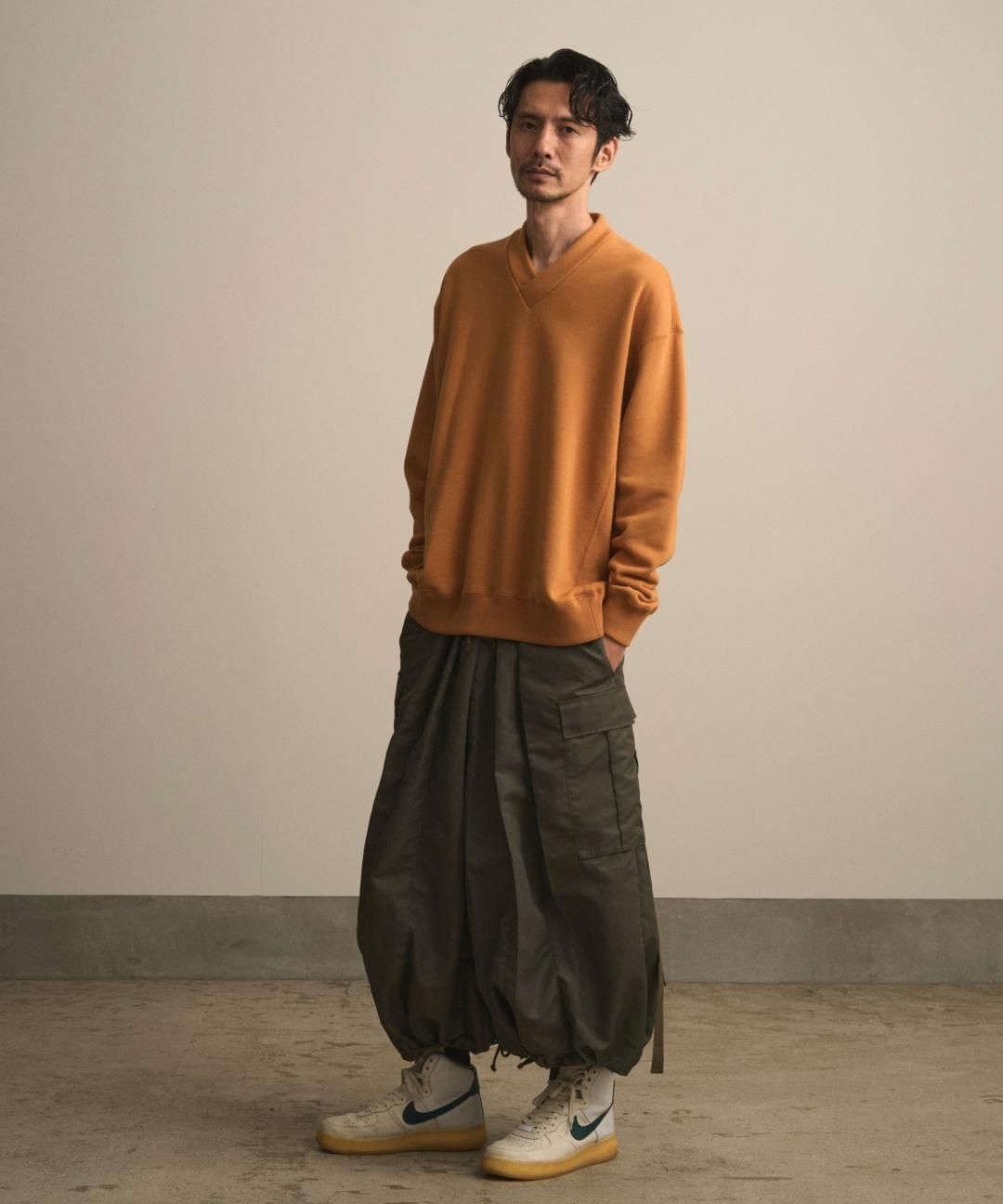 PRE-ORDERWAROBE / JUBAN WIDE SWEAT / MUSTARD photo