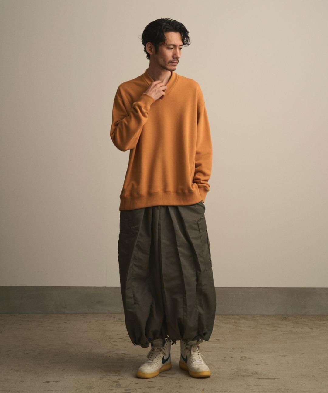 PRE-ORDERWAROBE / JUBAN WIDE SWEAT / MUSTARD photo