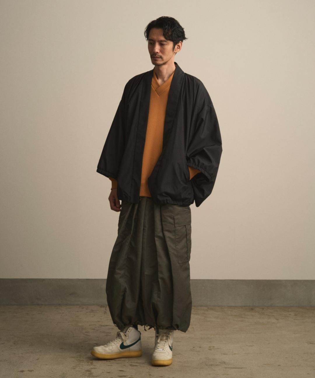 PRE-ORDERWAROBE / JUBAN WIDE SWEAT / MUSTARD photo