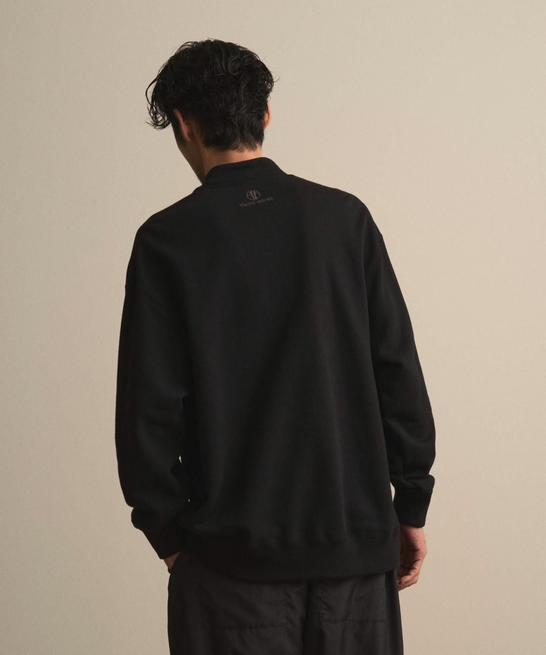 PRE-ORDERWAROBE / JUBAN WIDE SWEAT / BLACK photo