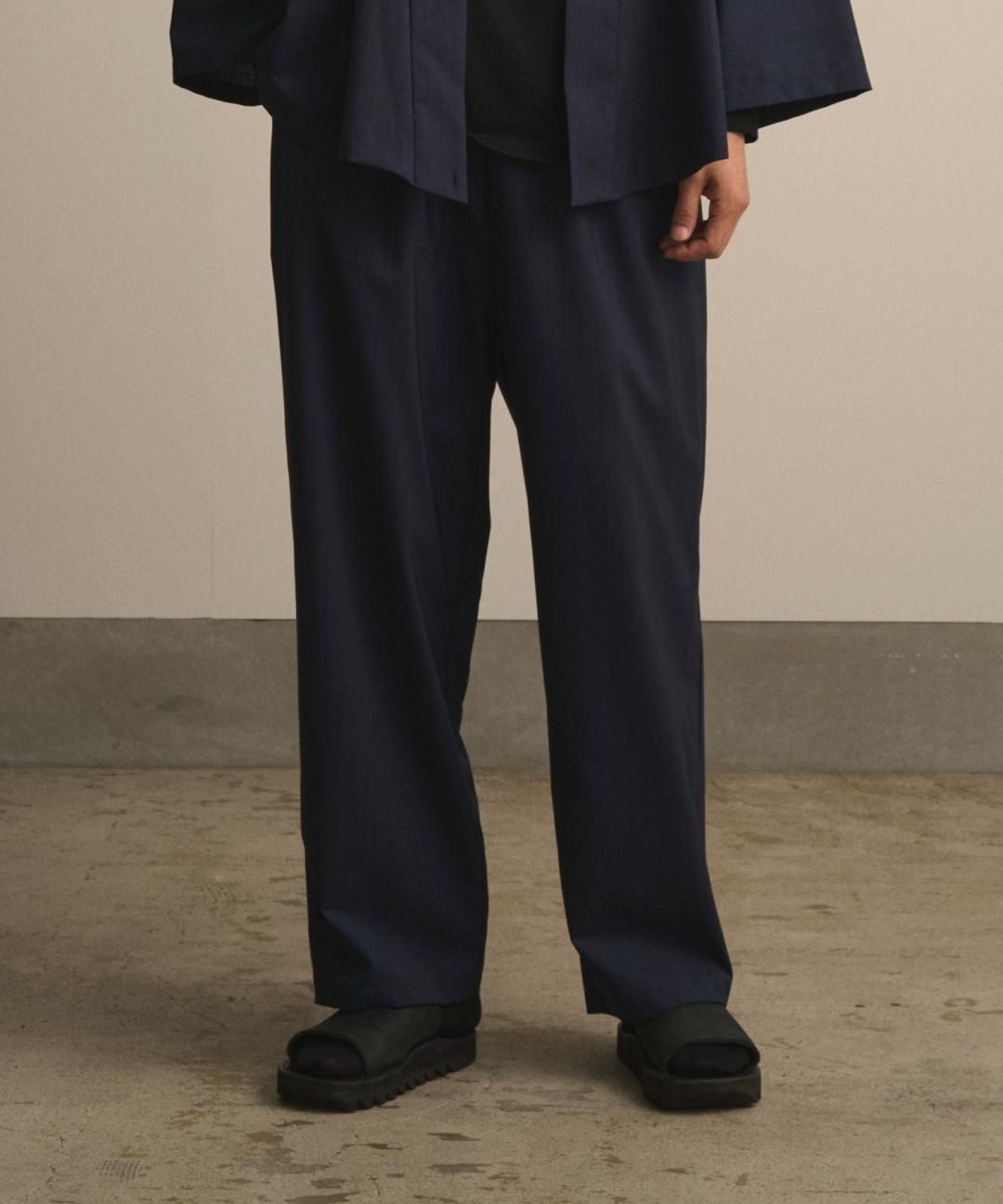 PRE-ORDERWAROBE / SAMUE PANTS / NAVY STRIPE photo