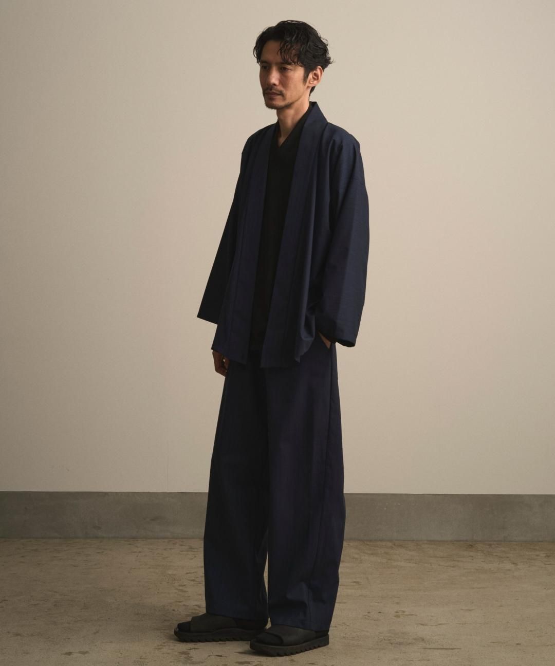PRE-ORDERWAROBE / SAMUE PANTS / NAVY STRIPE photo