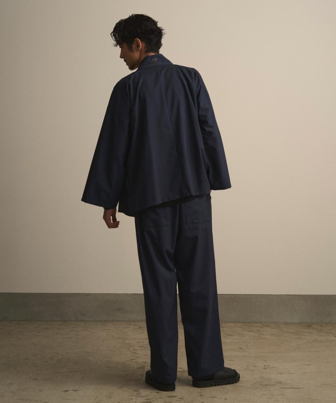 PRE-ORDERWAROBE / SAMUE PANTS / NAVY STRIPE photo