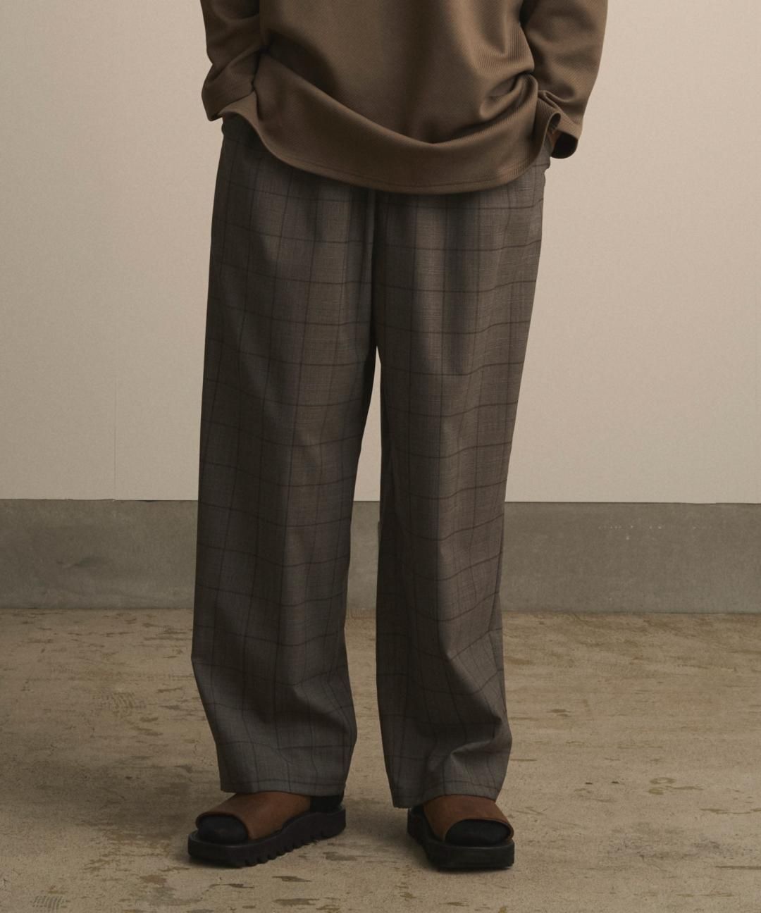 PRE-ORDERWAROBE / SAMUE PANTS / GRAY CHECK photo