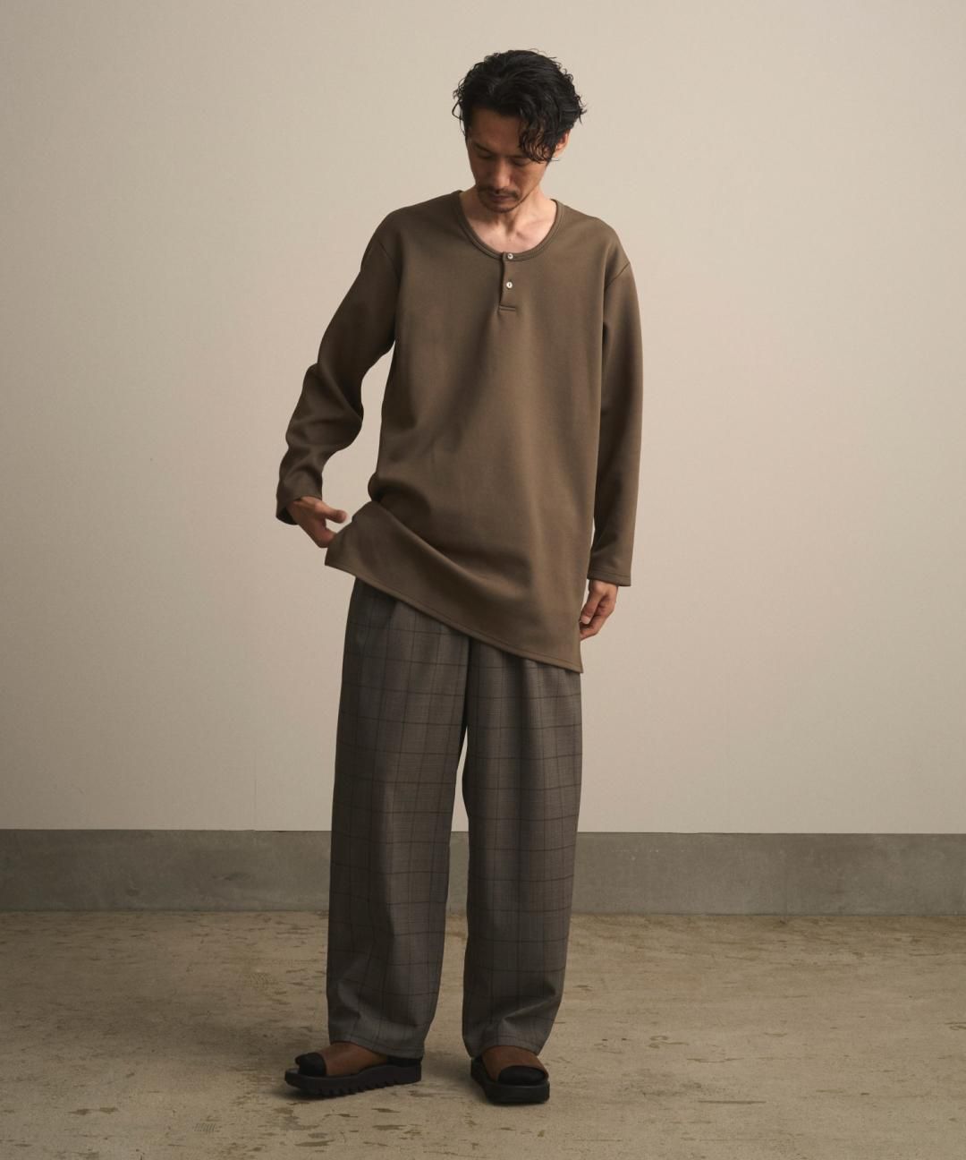 PRE-ORDERWAROBE / SAMUE PANTS / GRAY CHECK photo