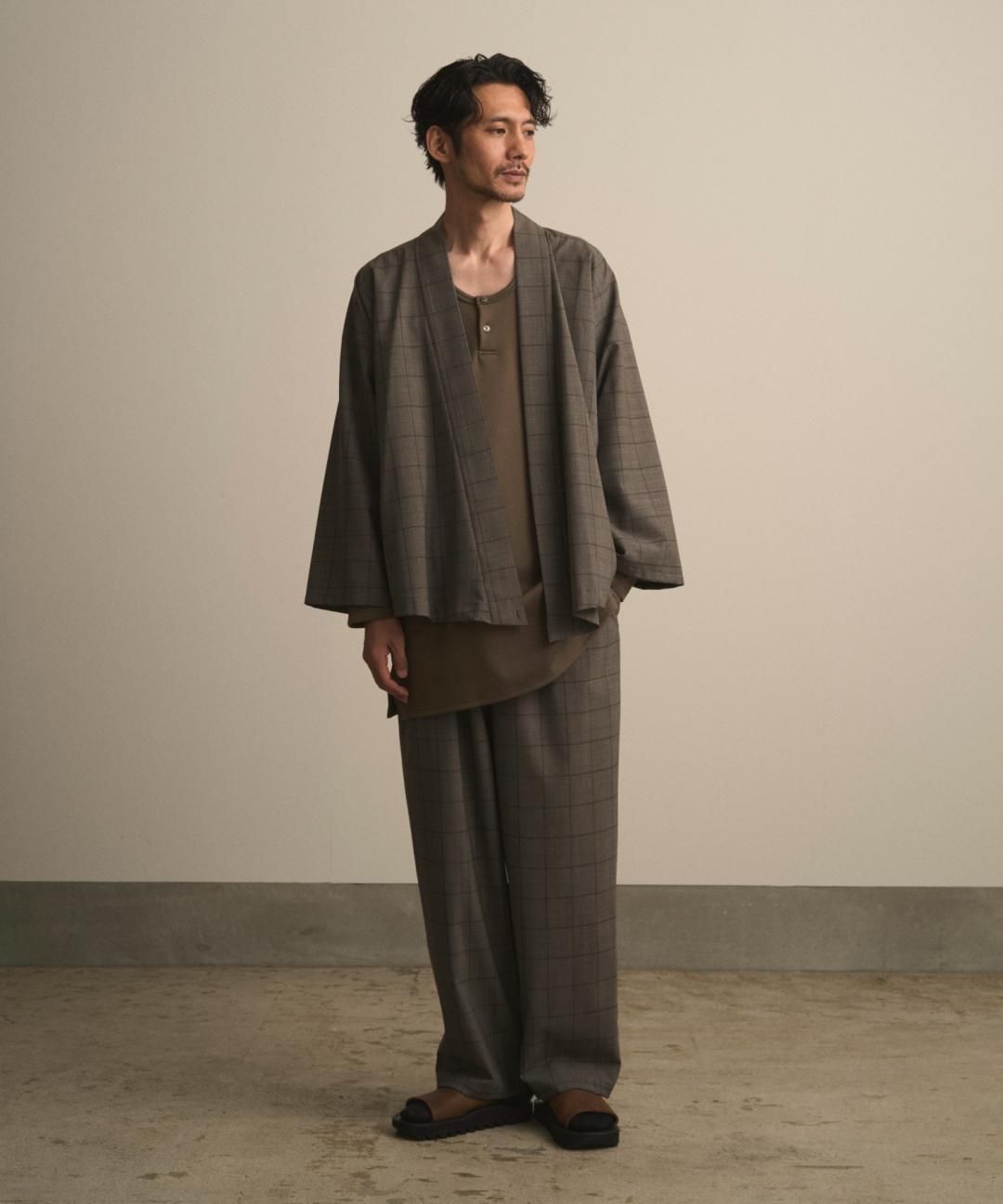 PRE-ORDERWAROBE / SAMUE PANTS / GRAY CHECK photo