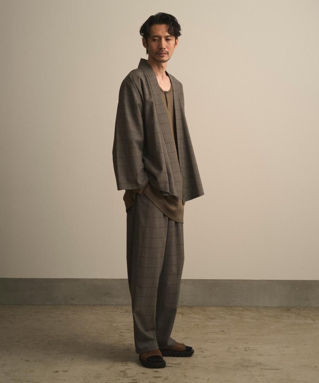 PRE-ORDERWAROBE / SAMUE PANTS / GRAY CHECK photo