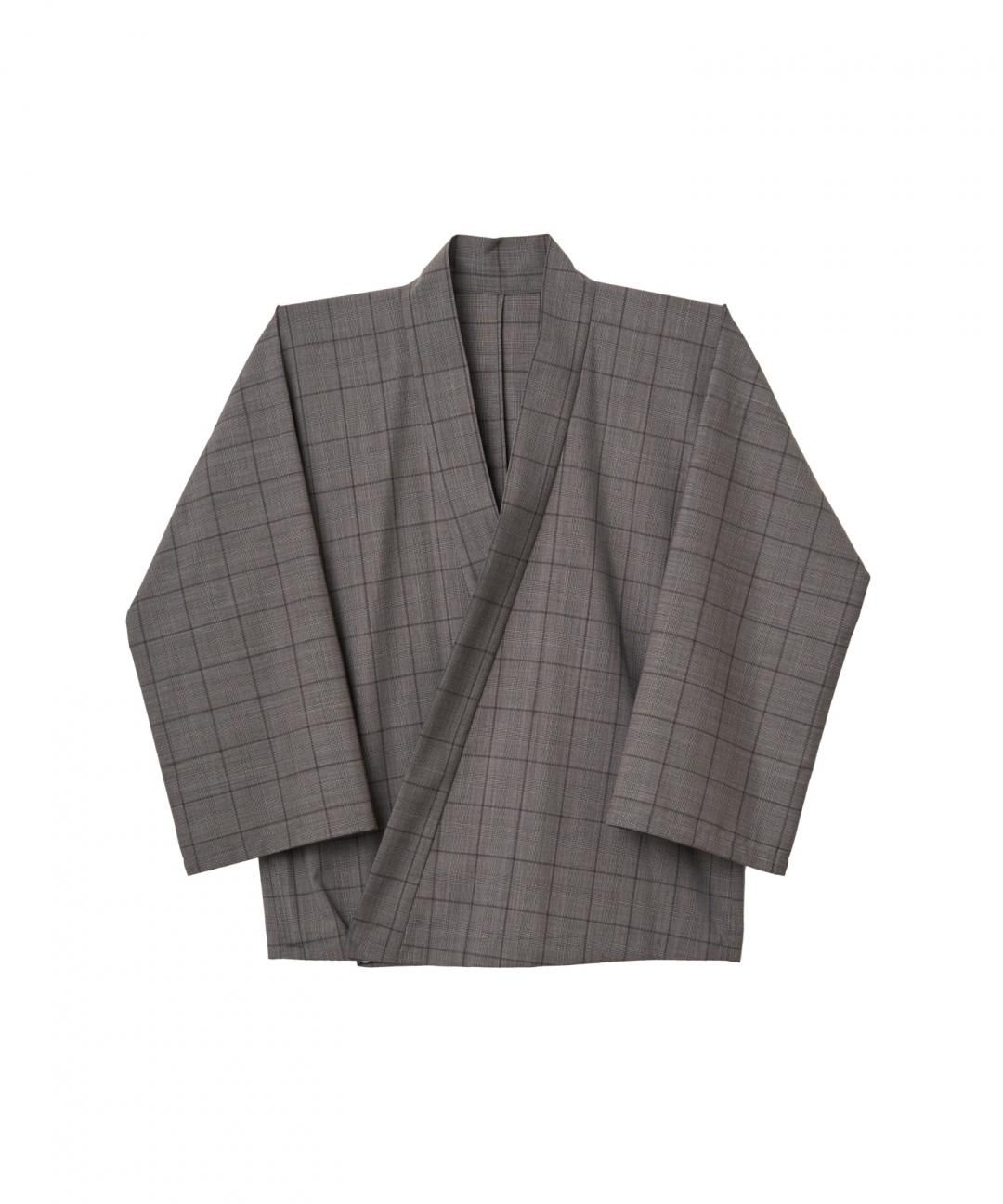 PRE-ORDERWAROBE / WA Y SHIRT / GRAY CHECK photo