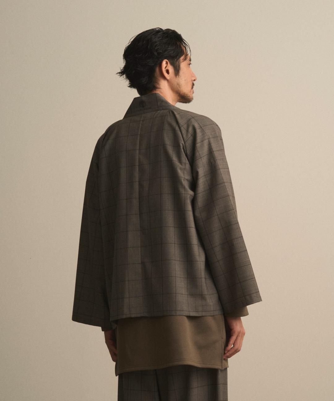 PRE-ORDERWAROBE / WA Y SHIRT / GRAY CHECK photo