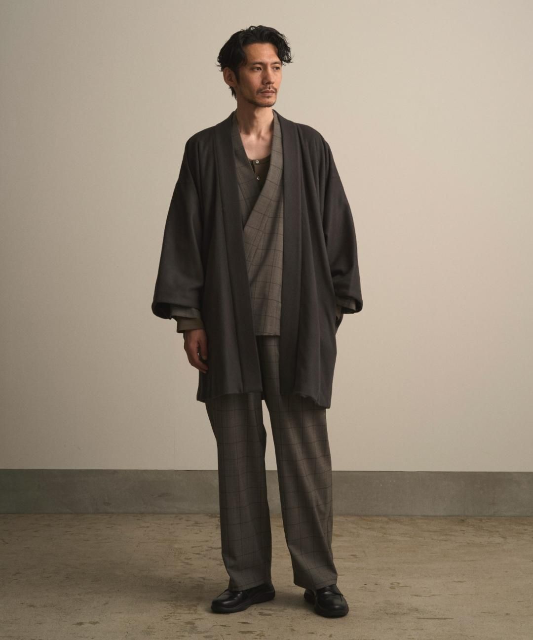 PRE-ORDERWAROBE / WA Y SHIRT / GRAY CHECK photo