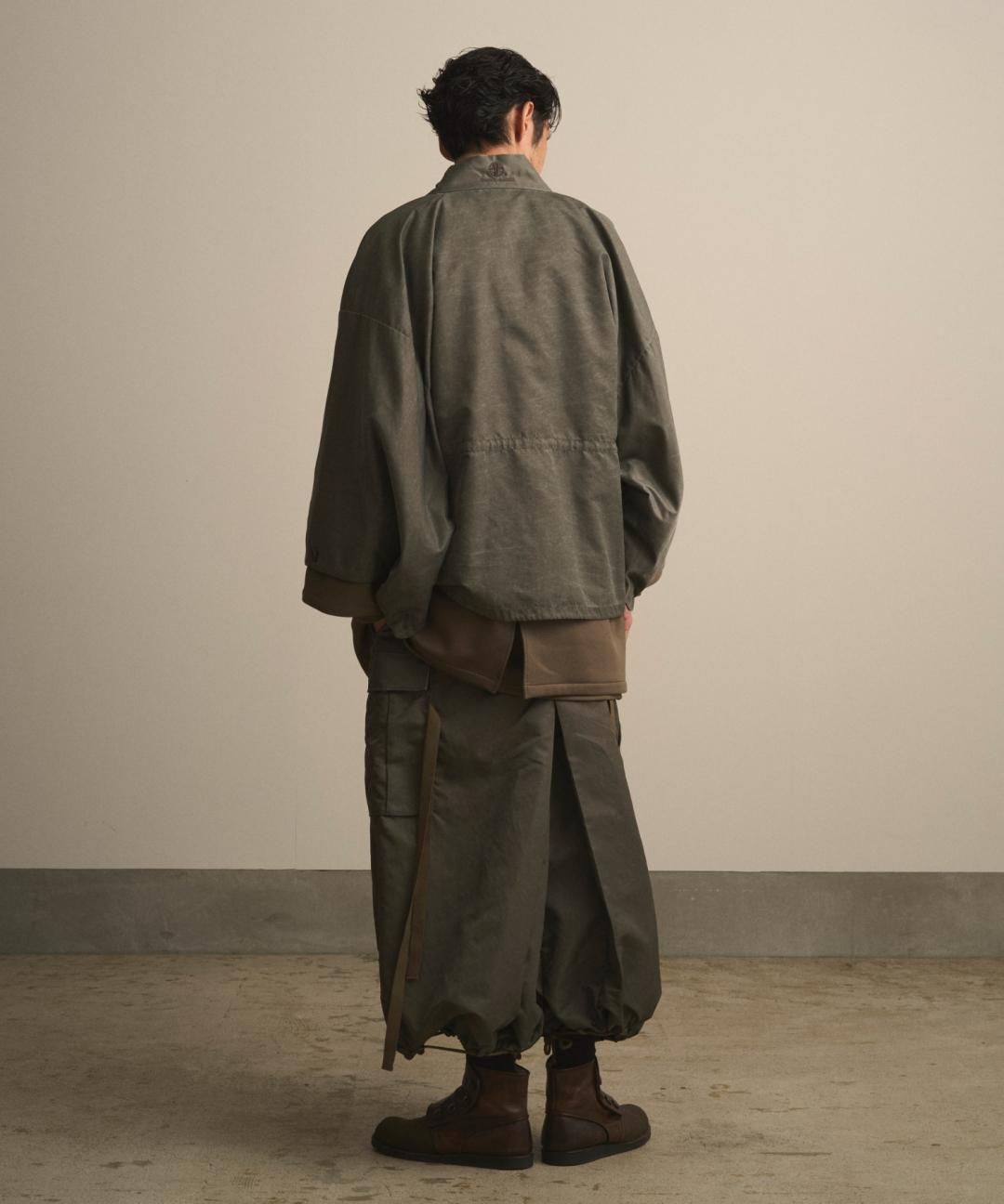 WAROBE / CARGO HAKAMA / FADE KHAKI photo