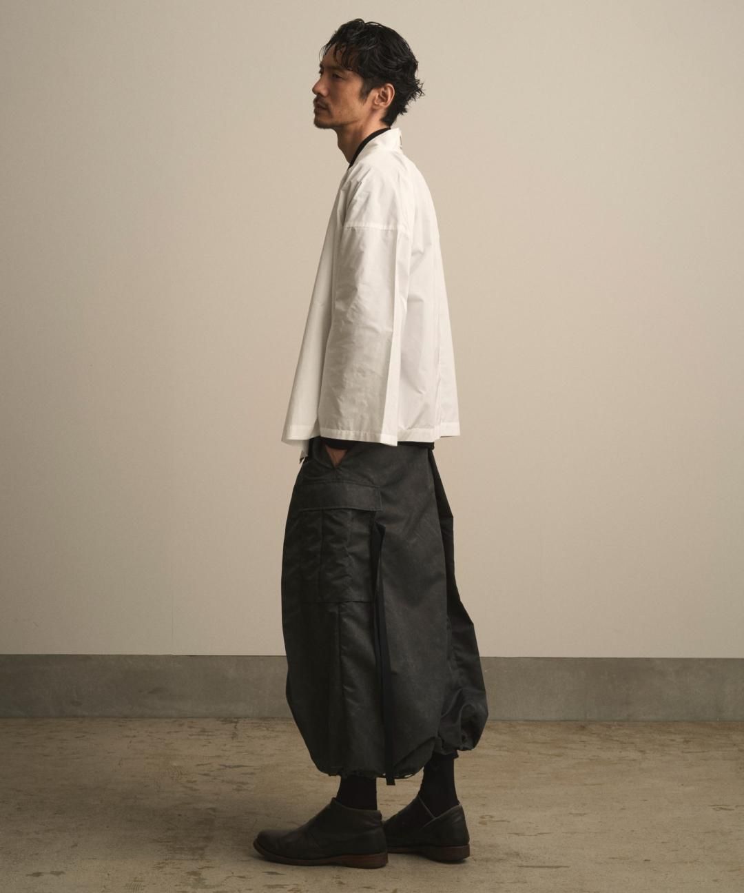 【PRE-ORDER】WAROBE / CARGO HAKAMA / FADE BLACK photo