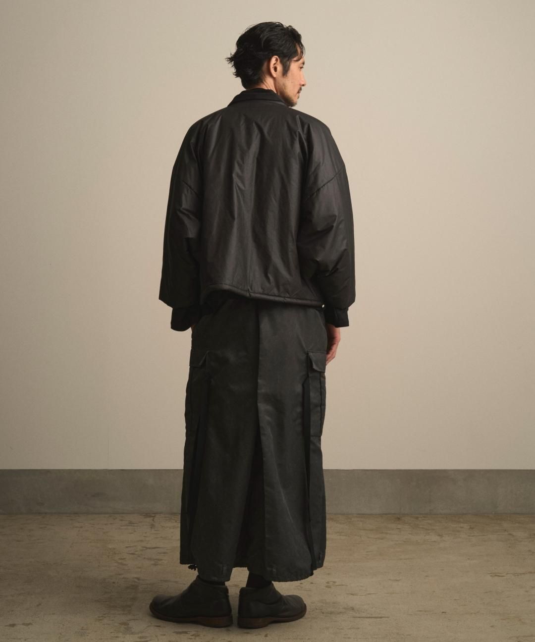【PRE-ORDER】WAROBE / CARGO HAKAMA / FADE BLACK photo