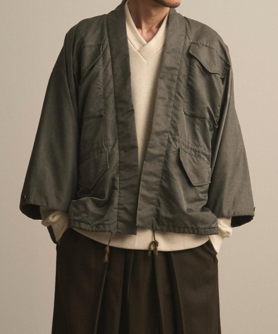 【PRE-ORDER】WAROBE / WA-65 HAORI / FADE KHAKI photo