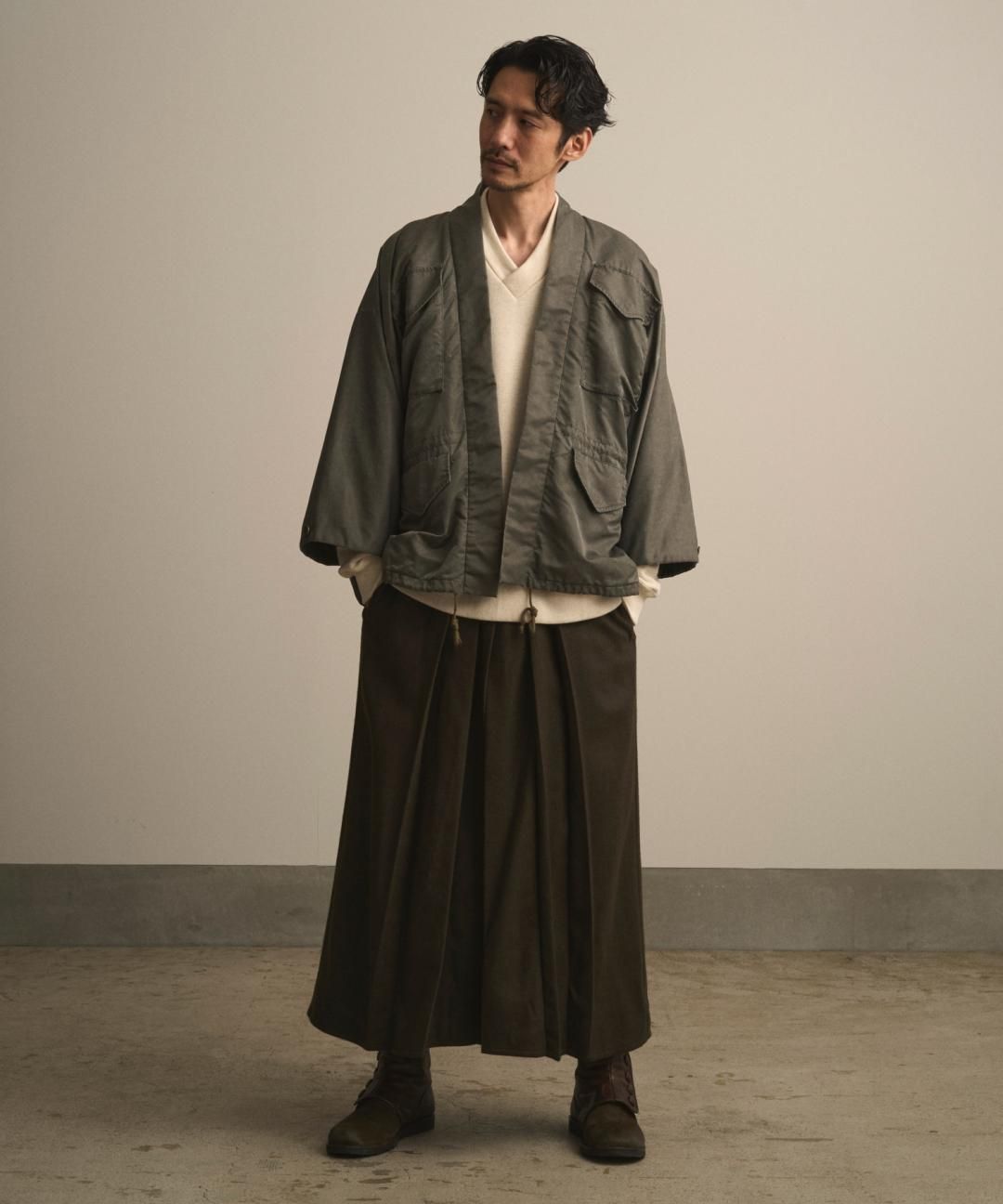 【PRE-ORDER】WAROBE / WA-65 HAORI / FADE KHAKI photo
