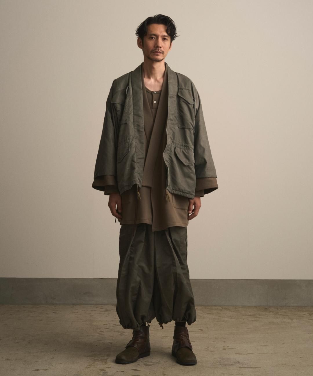 【PRE-ORDER】WAROBE / WA-65 HAORI / FADE KHAKI photo