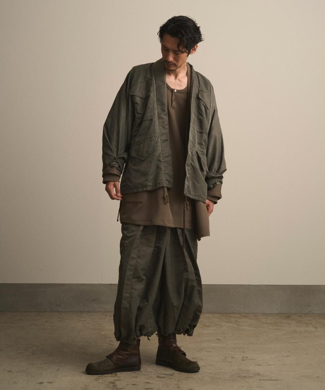 【PRE-ORDER】WAROBE / WA-65 HAORI / FADE KHAKI photo