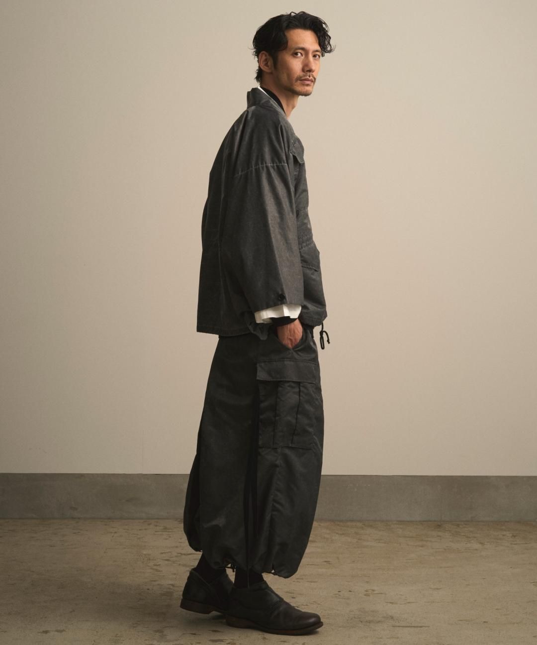 【PRE-ORDER】WAROBE / WA-65 HAORI / FADE BLACK photo