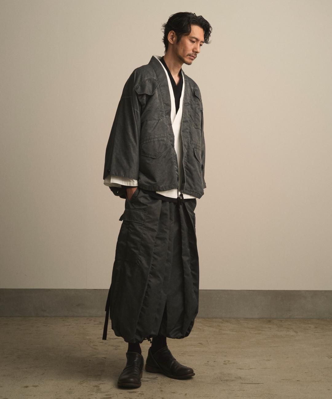 【PRE-ORDER】WAROBE / WA-65 HAORI / FADE BLACK photo
