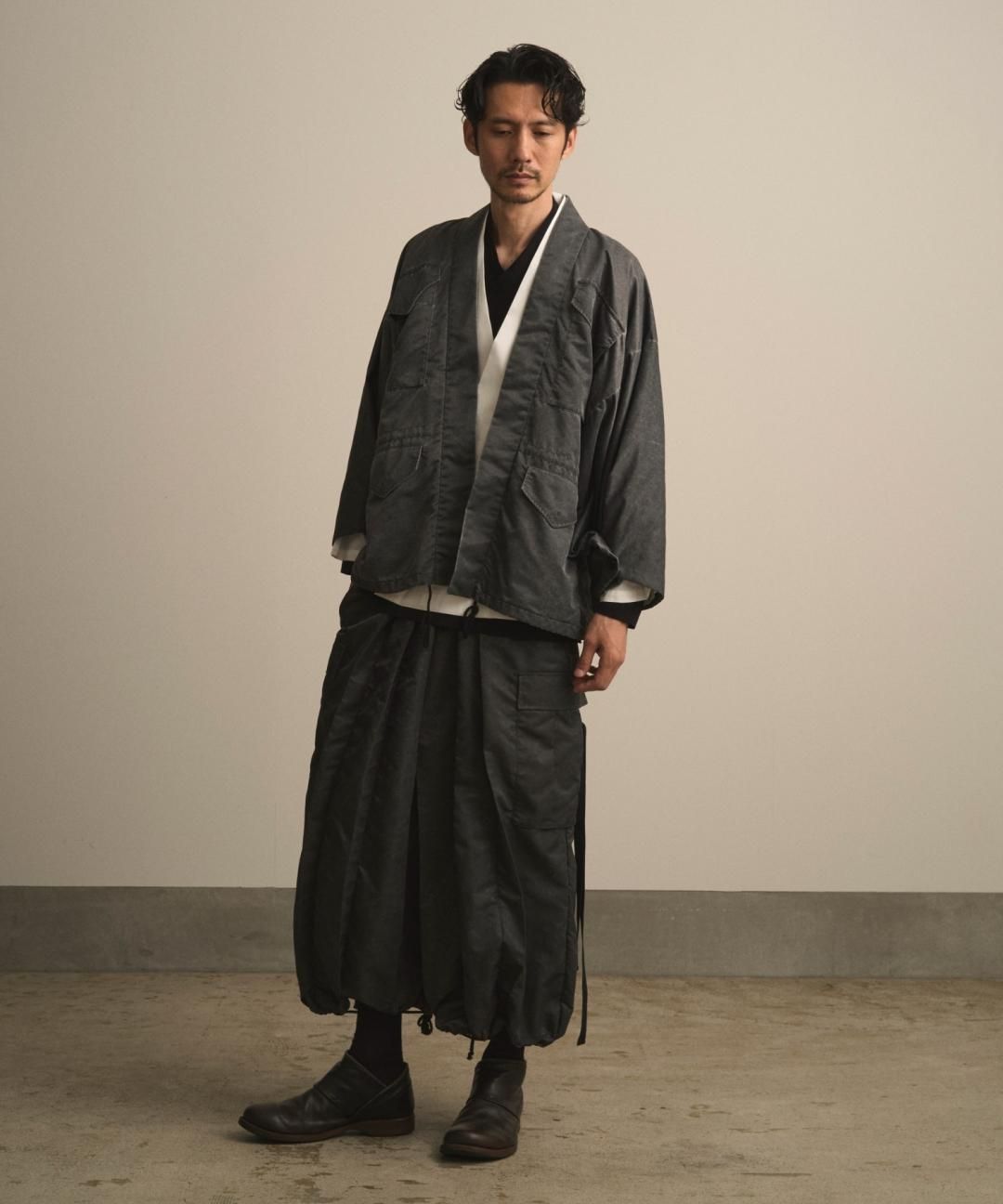 【PRE-ORDER】WAROBE / WA-65 HAORI / FADE BLACK photo