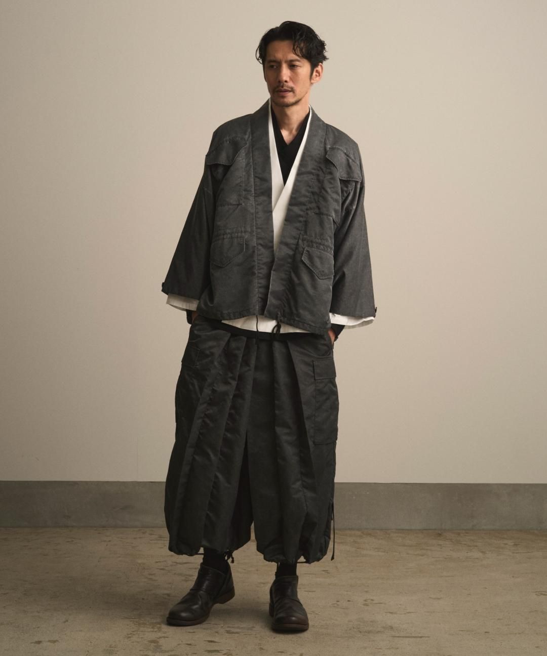 【PRE-ORDER】WAROBE / WA-65 HAORI / FADE BLACK photo