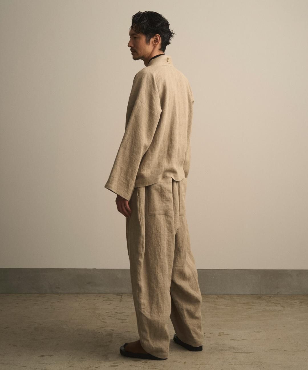 【PRE-ORDER】WAROBE / HEAVY LINEN BONTAN / BEIGE photo