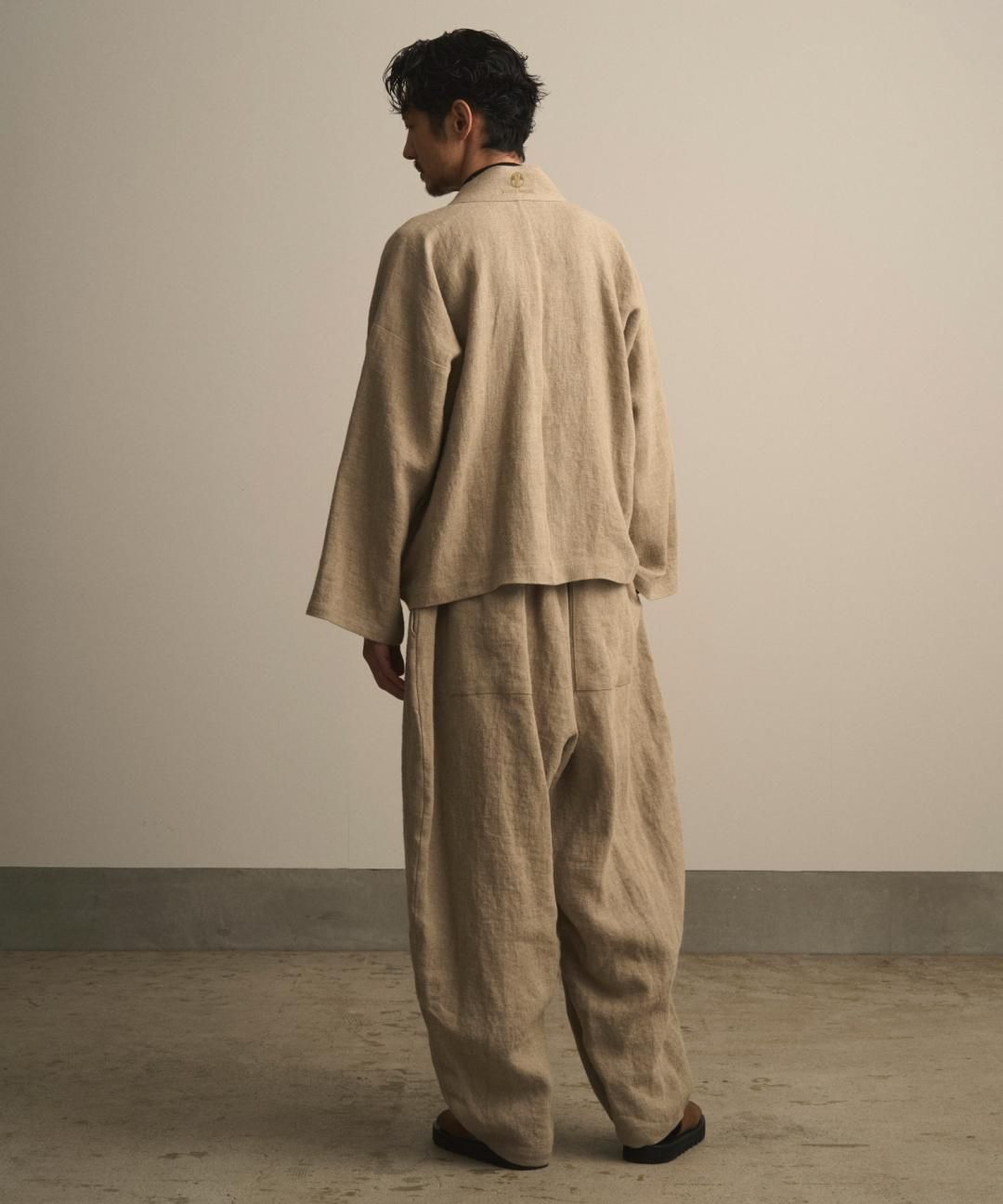 【PRE-ORDER】WAROBE / HEAVY LINEN BONTAN / BEIGE photo