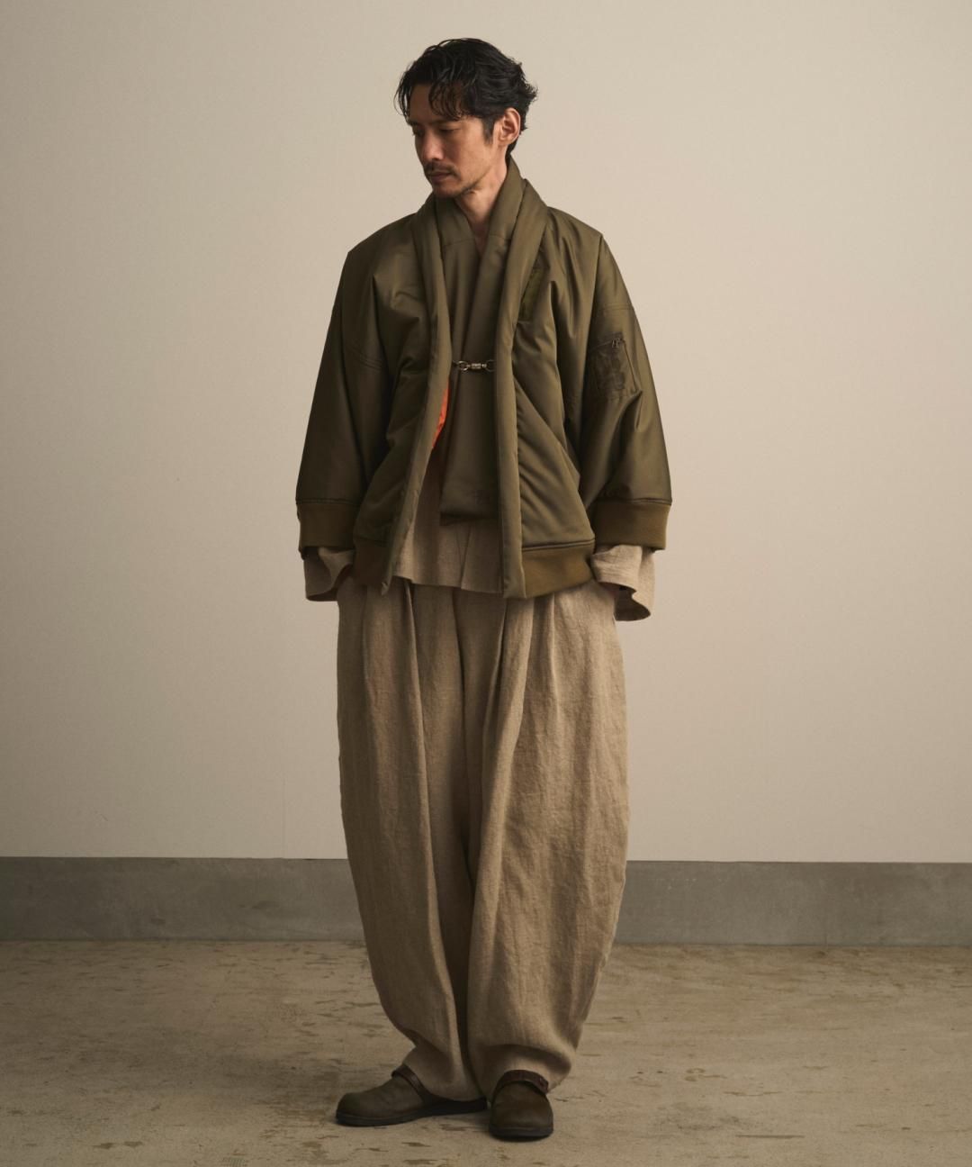 【PRE-ORDER】WAROBE / HEAVY LINEN BONTAN / BEIGE photo