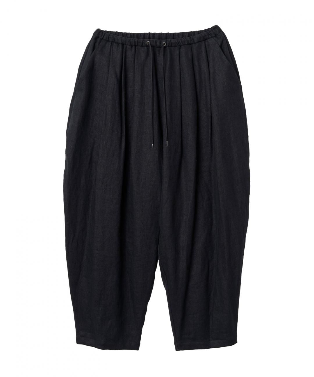 【PRE-ORDER】WAROBE / HEAVY LINEN BONTAN / BLACK photo