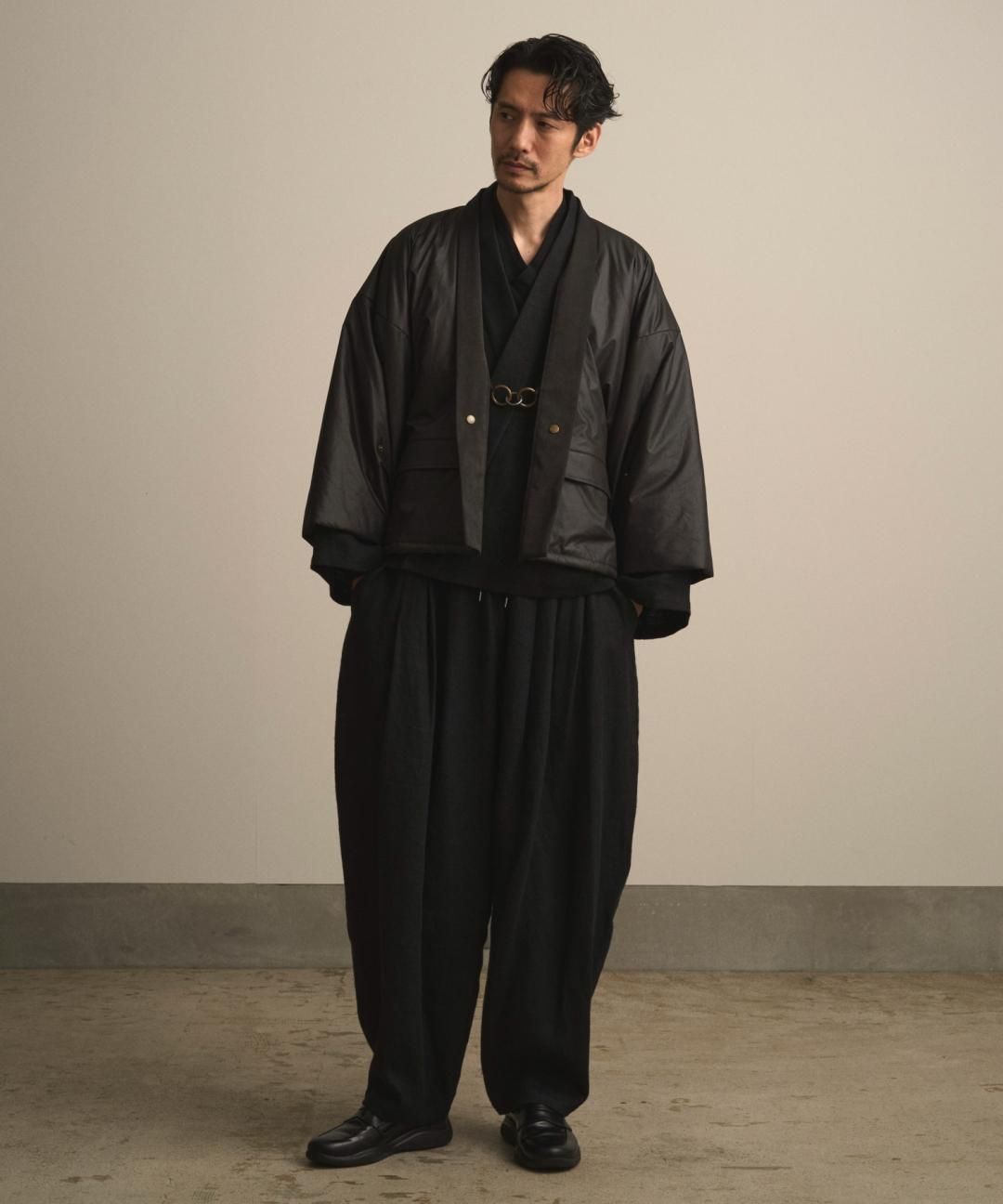 【PRE-ORDER】WAROBE / HEAVY LINEN BONTAN / BLACK photo