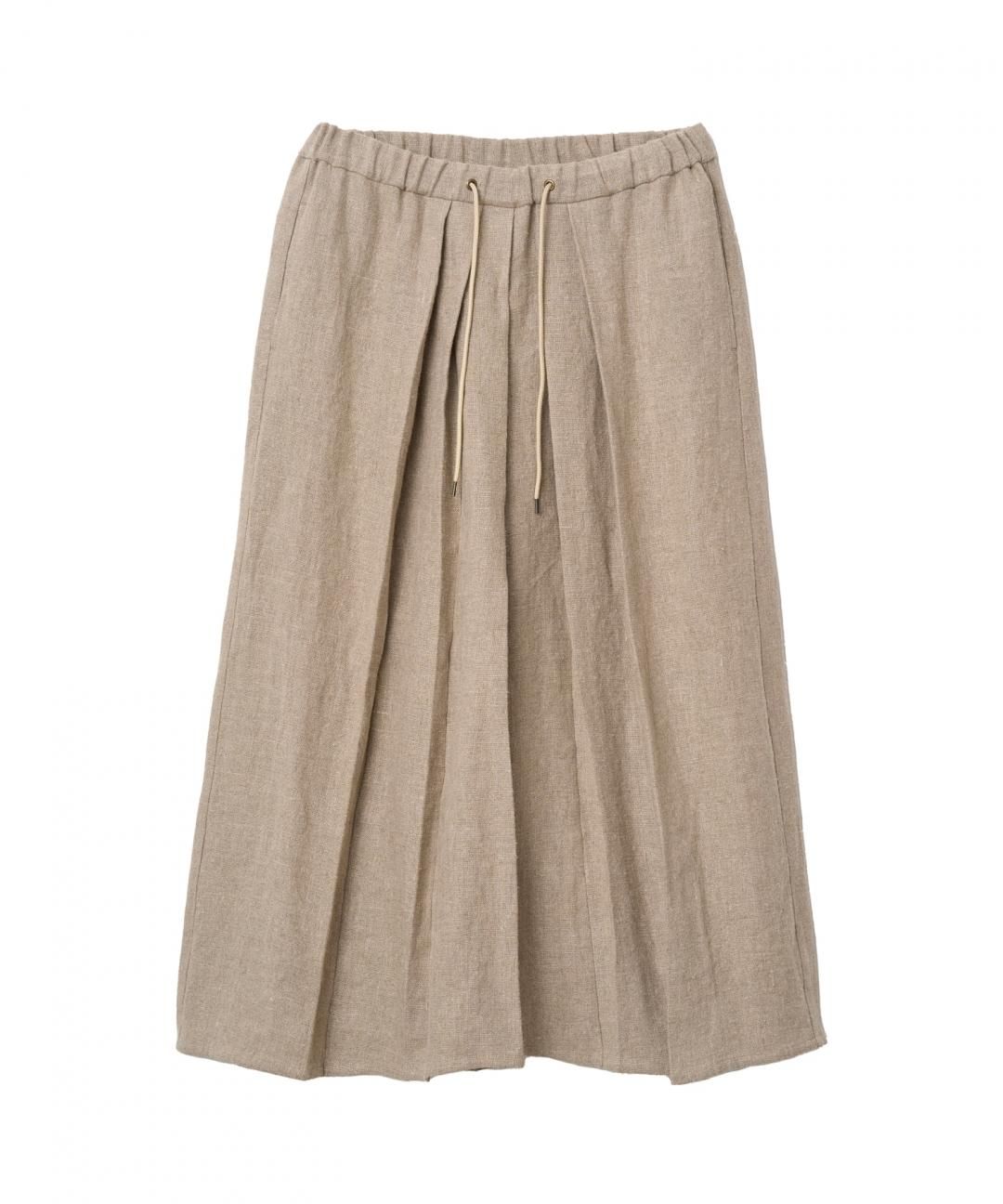 【PRE-ORDER】WAROBE / HEAVY LINEN EASY HAKAMA / BEIGE photo
