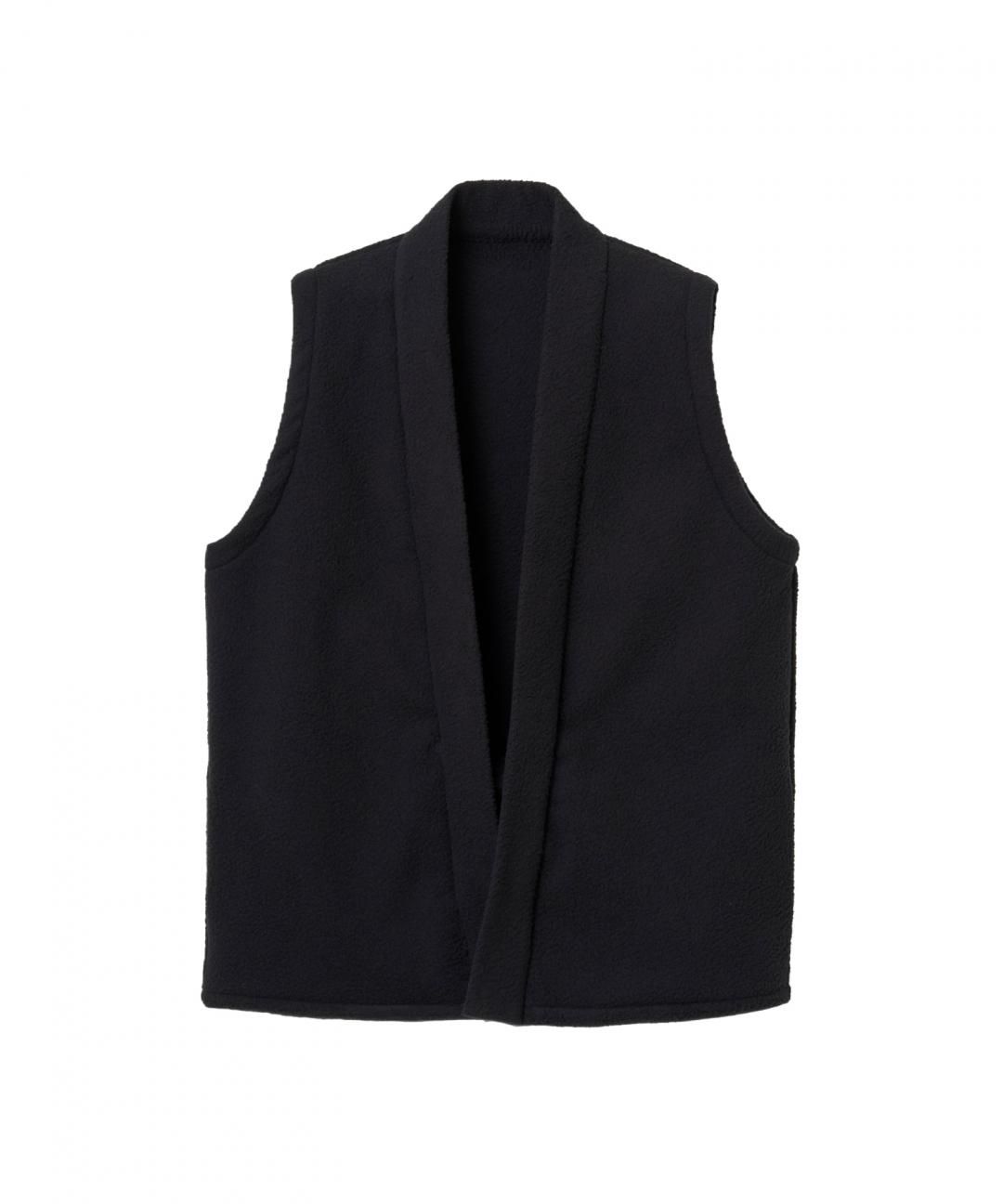 【PRE-ORDER】WAROBE / FLEECE JINBAORI TECH / BLACK photo