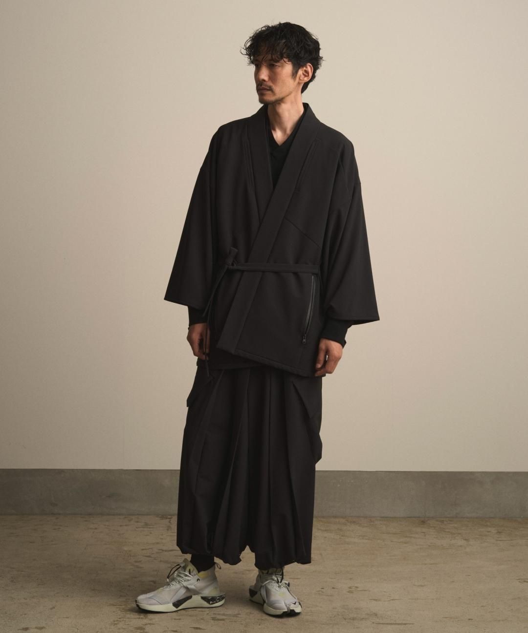 【PRE-ORDER】WAROBE / EASY HAKAMA TECH / BLACK photo