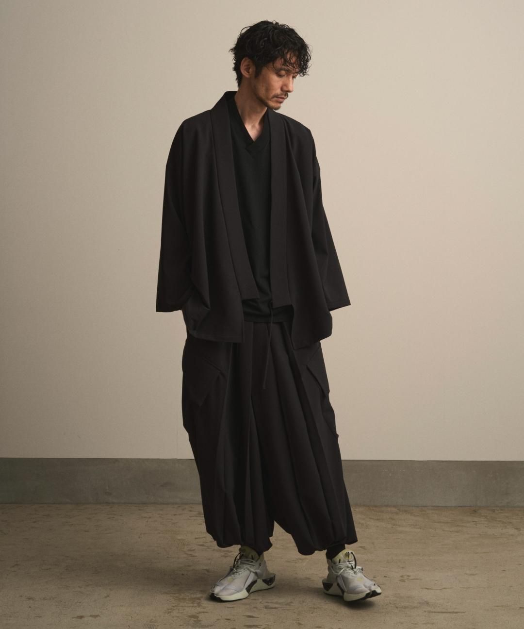 【PRE-ORDER】WAROBE / EASY HAKAMA TECH / BLACK photo