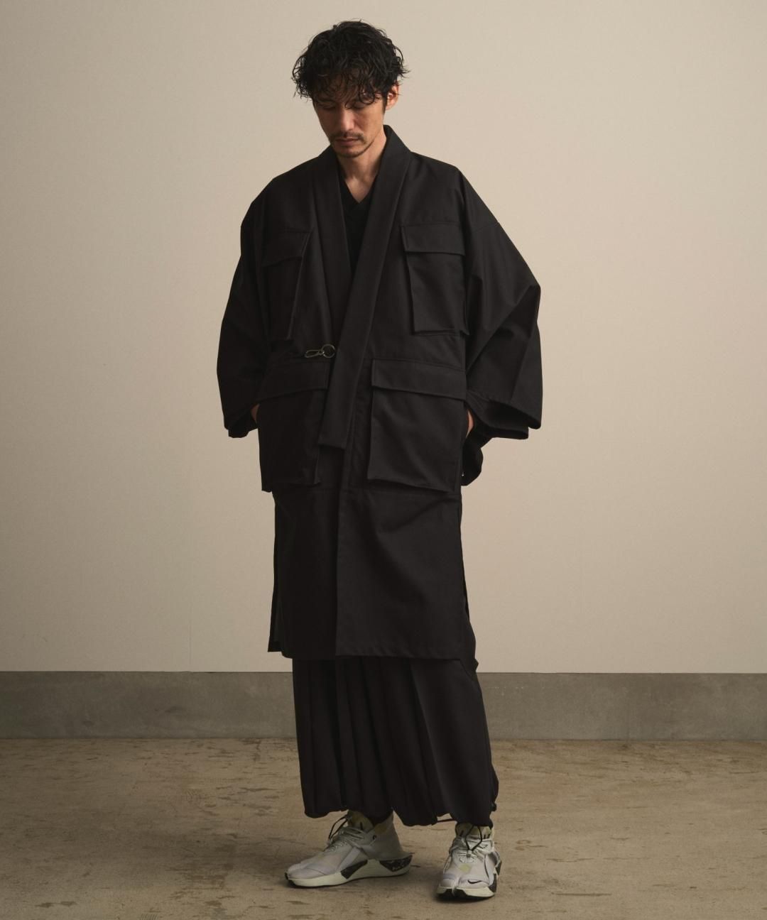 【PRE-ORDER】WAROBE / EASY HAKAMA TECH / BLACK photo