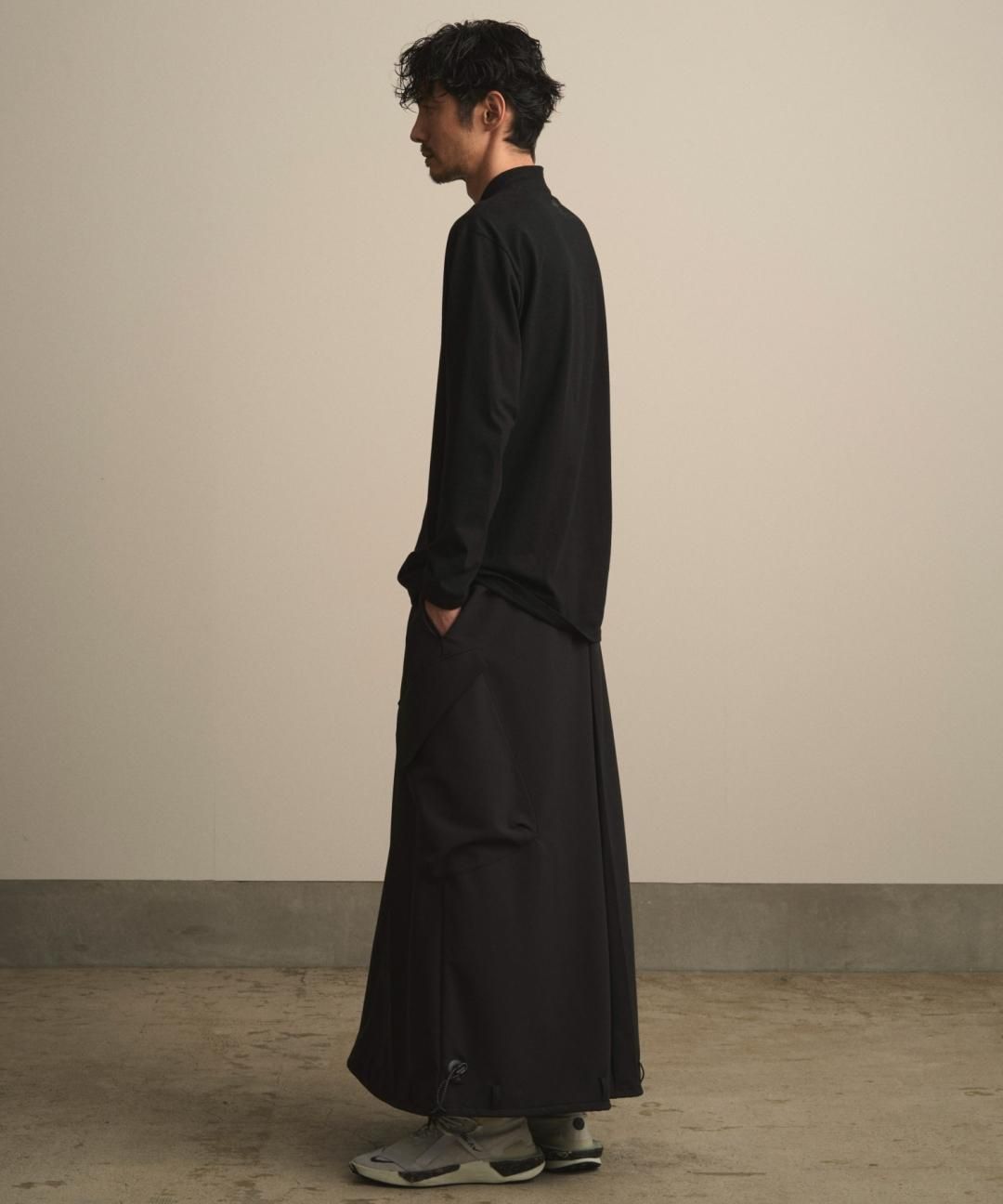 【PRE-ORDER】WAROBE / EASY HAKAMA TECH / BLACK photo