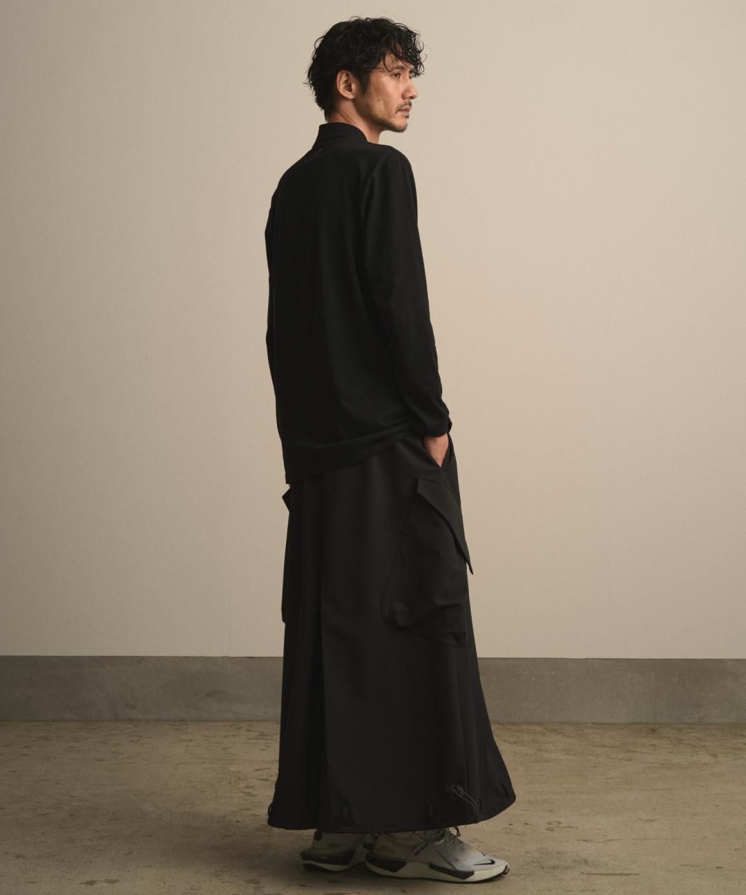 【PRE-ORDER】WAROBE / EASY HAKAMA TECH / BLACK photo