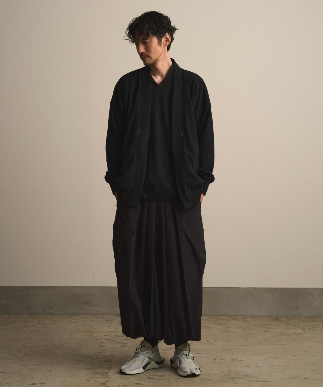 【PRE-ORDER】WAROBE / EASY HAKAMA TECH / BLACK photo