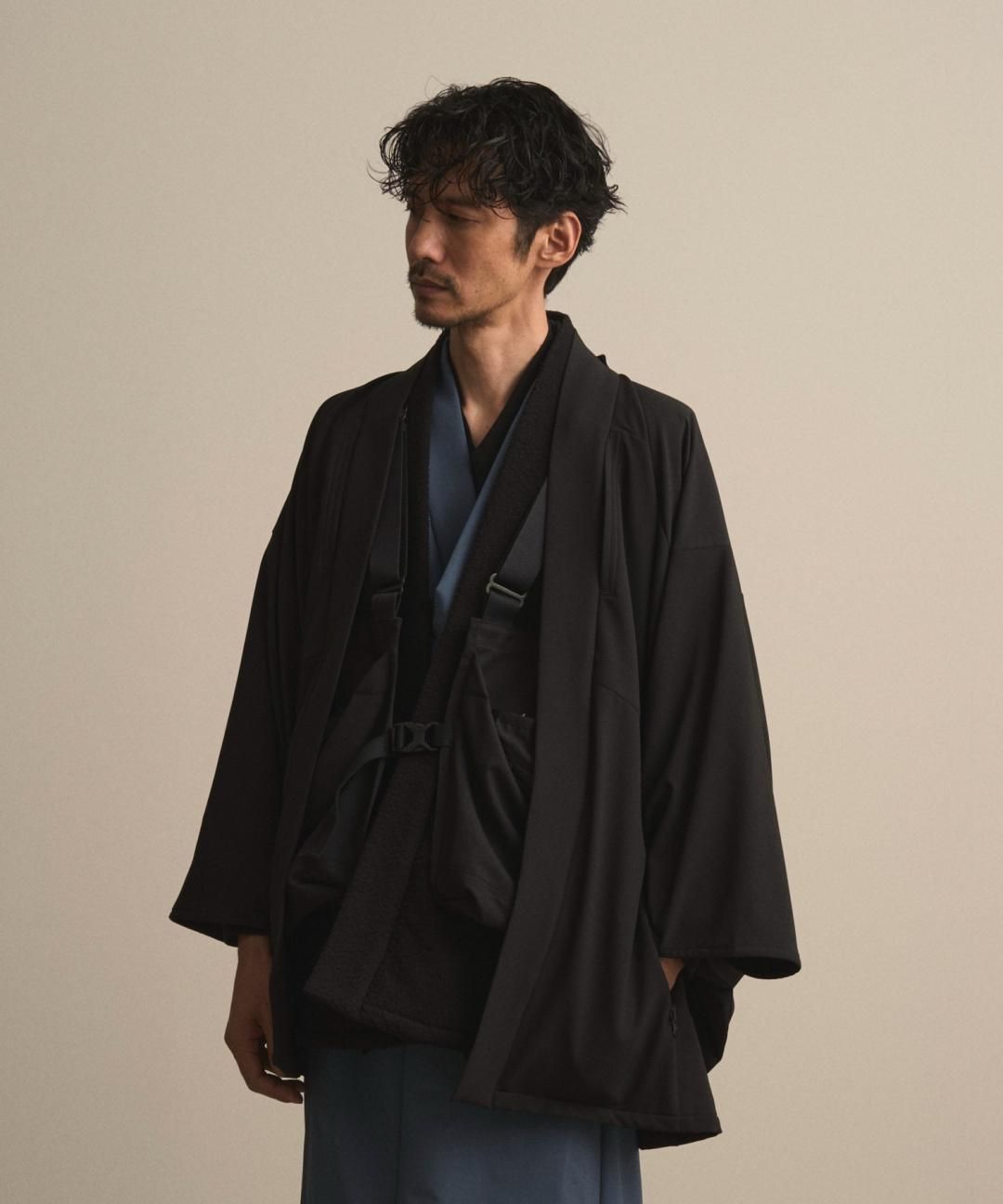【PRE-ORDER】WAROBE / HAORI TECH / BLACK photo