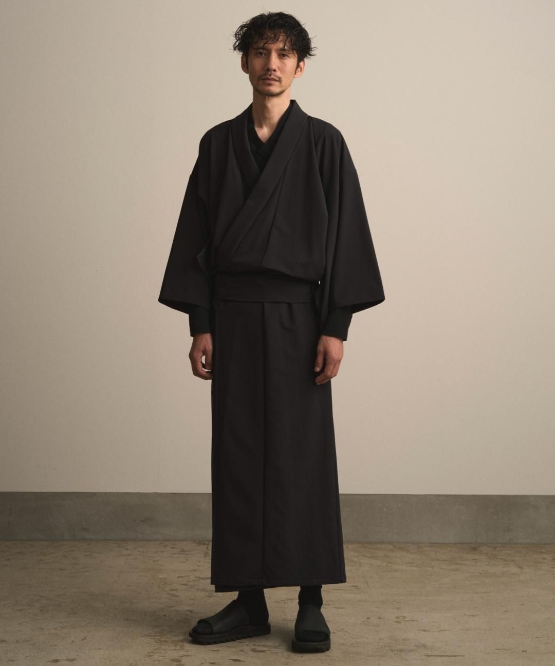 【PRE-ORDER】WAROBE / WINTER YUKATA TECH / BLACK photo