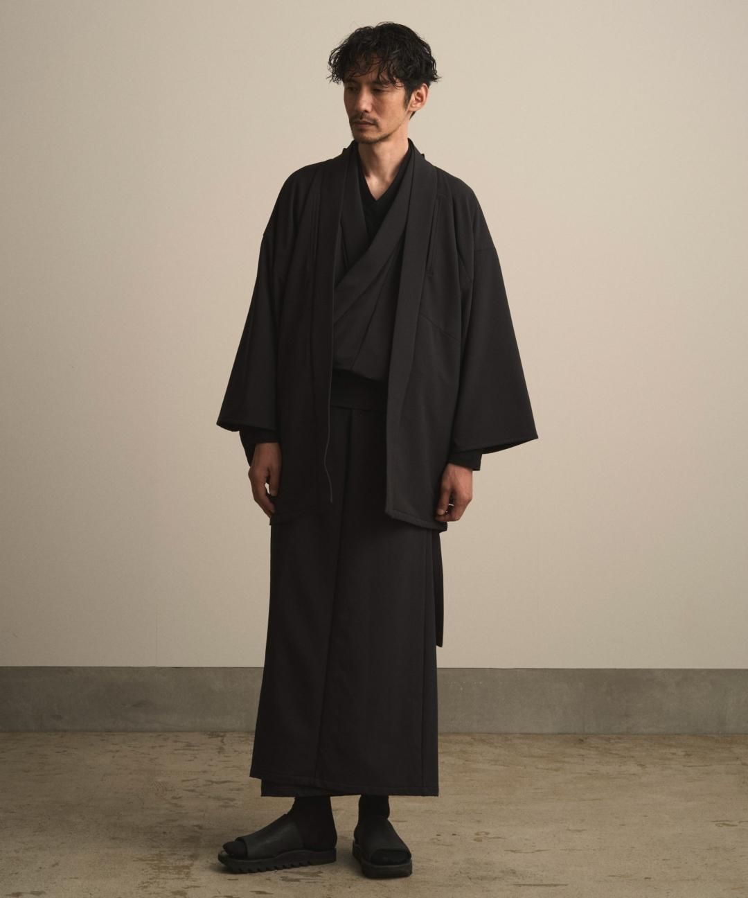 【PRE-ORDER】WAROBE / WINTER YUKATA TECH / BLACK photo
