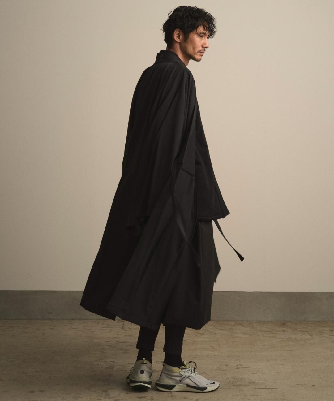 【PRE-ORDER】WAROBE / HOUI COAT TECH / BLACK photo