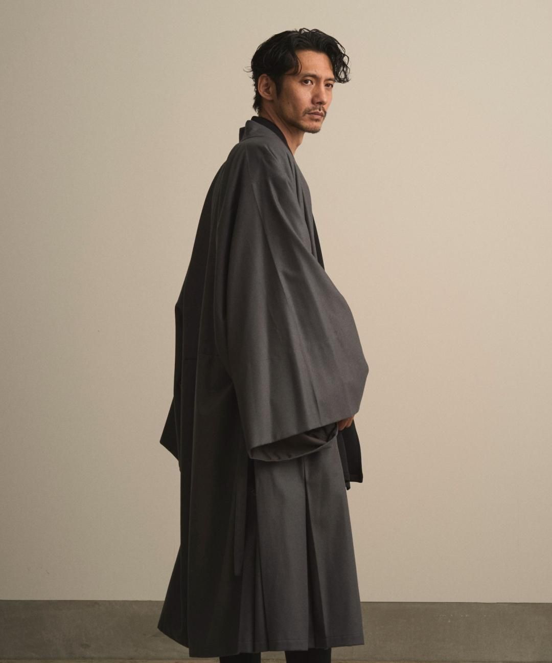 【PRE-ORDER】WAROBE / HOUI COAT / DARK GRAY photo