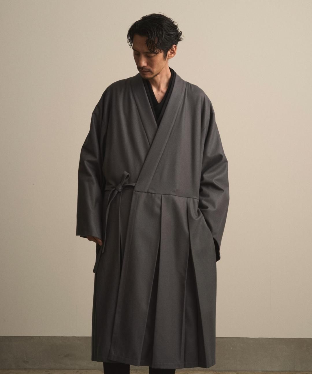 【PRE-ORDER】WAROBE / HOUI COAT / DARK GRAY photo