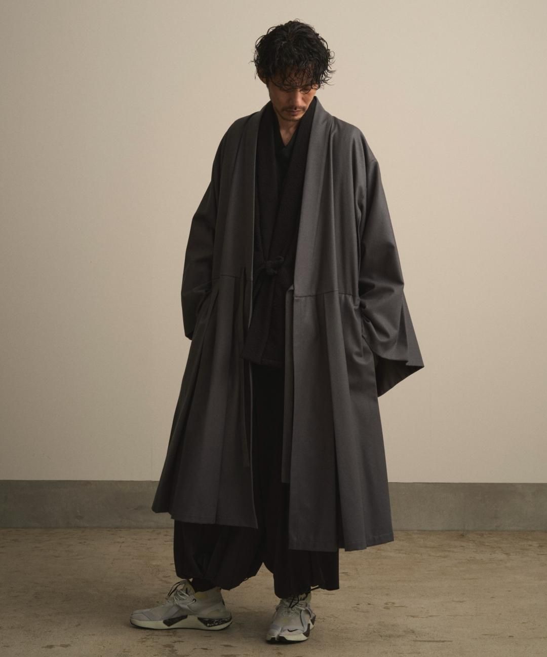 【PRE-ORDER】WAROBE / HOUI COAT / DARK GRAY photo