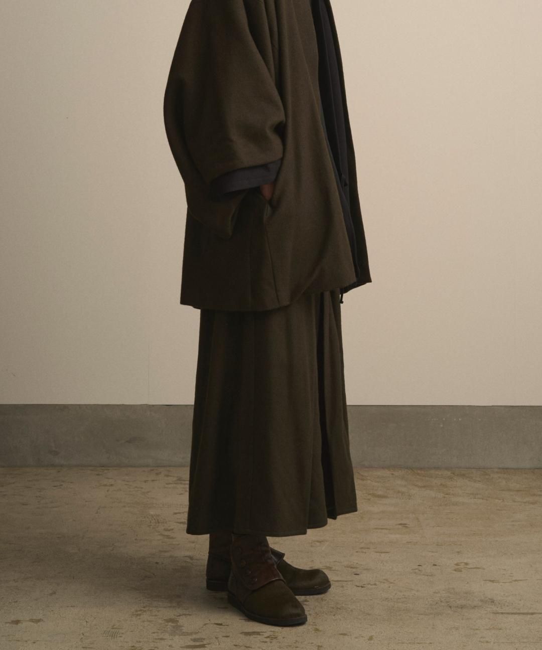 【PRE-ORDER】WAROBE / WOOL CORDURA EASY HAKAMA / OLIVE DRAB photo