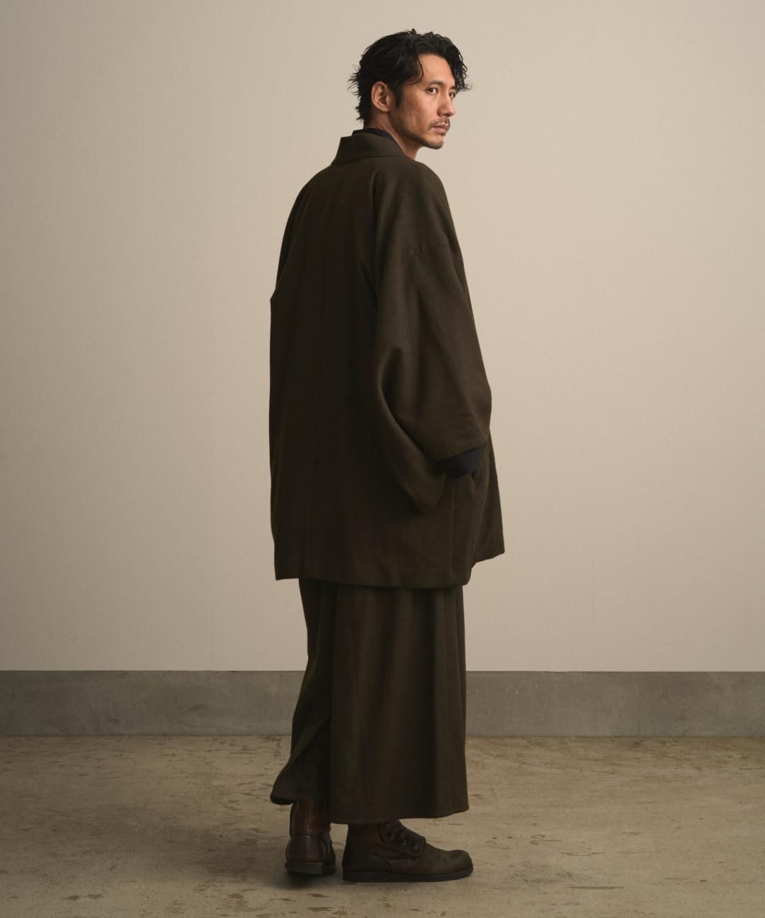 【PRE-ORDER】WAROBE / WOOL CORDURA EASY HAKAMA / OLIVE DRAB photo